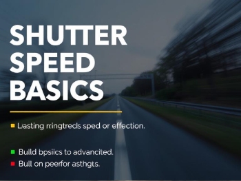Baasics for Shutter Speed